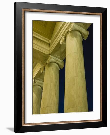 Columns at Jefferson Memorial-Rudy Sulgan-Framed Photographic Print