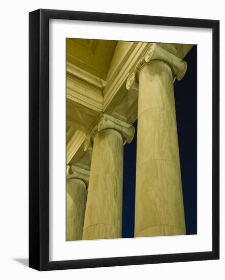 Columns at Jefferson Memorial-Rudy Sulgan-Framed Photographic Print