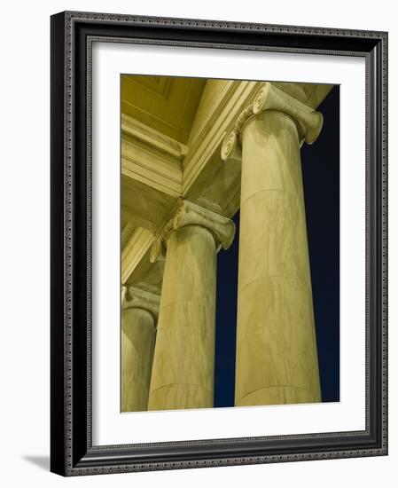 Columns at Jefferson Memorial-Rudy Sulgan-Framed Photographic Print