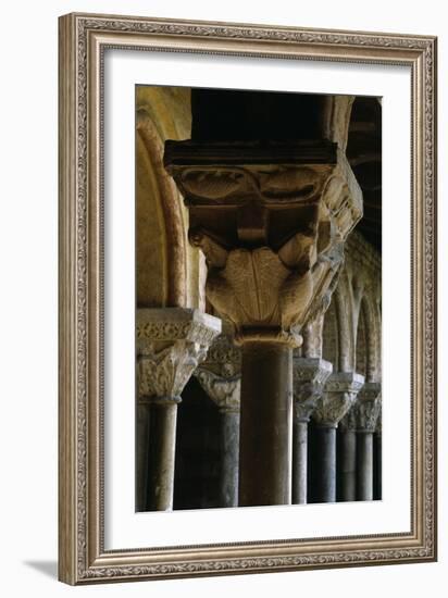 Columns at Moissac Abbey, Tarn-Et-Garonne-Joe Cornish-Framed Photographic Print