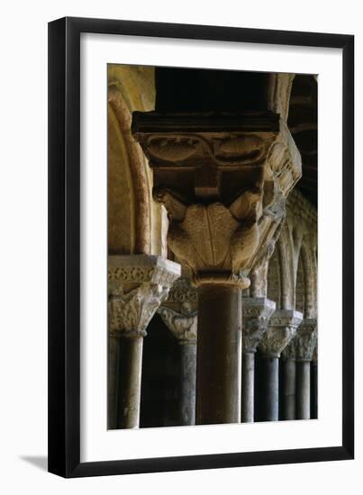 Columns at Moissac Abbey, Tarn-Et-Garonne-Joe Cornish-Framed Photographic Print