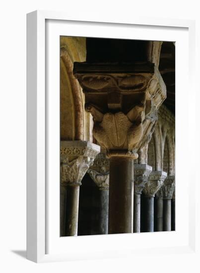 Columns at Moissac Abbey, Tarn-Et-Garonne-Joe Cornish-Framed Photographic Print