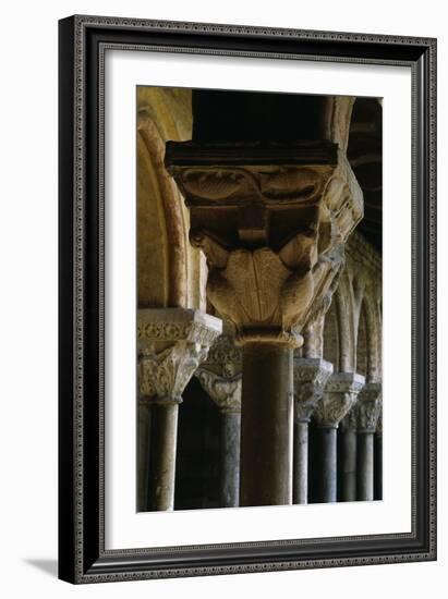 Columns at Moissac Abbey, Tarn-Et-Garonne-Joe Cornish-Framed Photographic Print