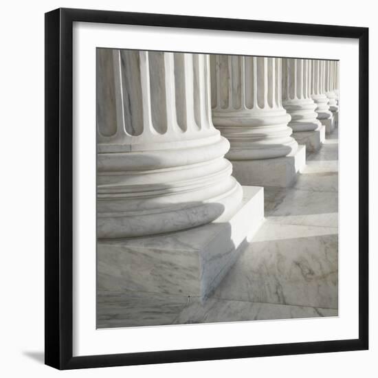 Columns at Supreme Court Building-Ron Chapple-Framed Photographic Print
