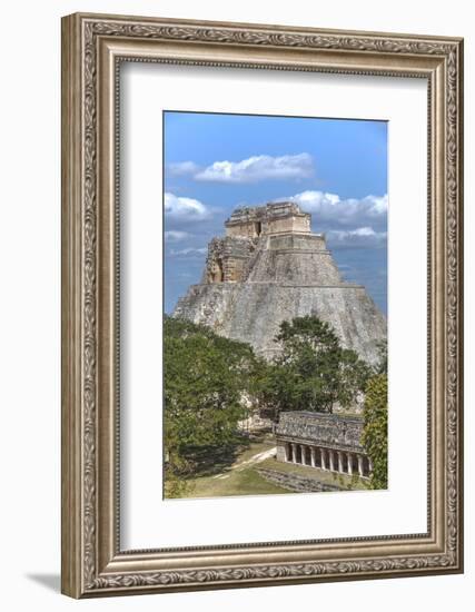 Columns Building in the Foreground-Richard Maschmeyer-Framed Photographic Print