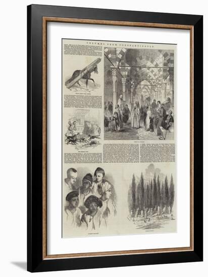 Columns from Constantinople-null-Framed Giclee Print