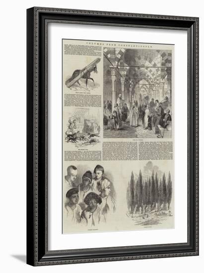 Columns from Constantinople-null-Framed Giclee Print