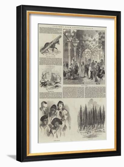 Columns from Constantinople-null-Framed Giclee Print