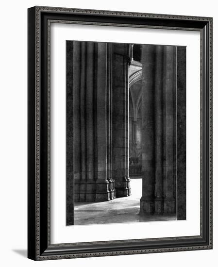 Columns of York Cathedral-null-Framed Photographic Print