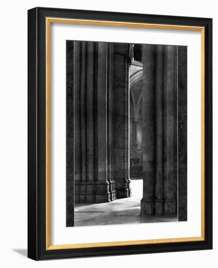 Columns of York Cathedral-null-Framed Photographic Print