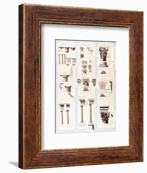 Columns Study-Libero Patrignani-Framed Art Print