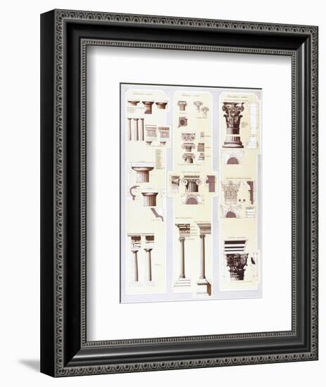 Columns Study-Libero Patrignani-Framed Art Print