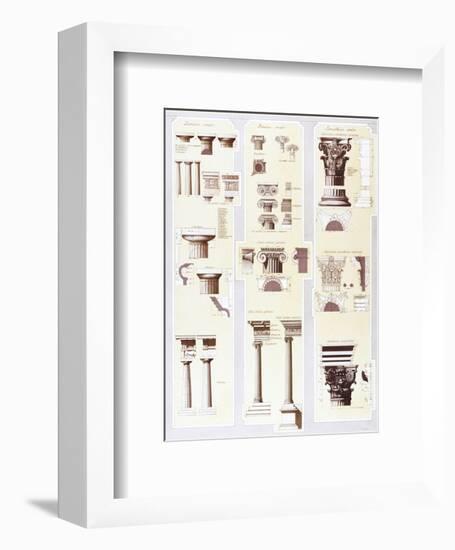 Columns Study-Libero Patrignani-Framed Art Print