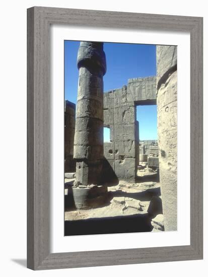 Columns, Temple of Amun, Karnak, Egypt-CM Dixon-Framed Photographic Print