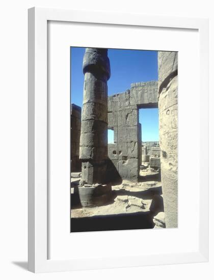 Columns, Temple of Amun, Karnak, Egypt-CM Dixon-Framed Photographic Print