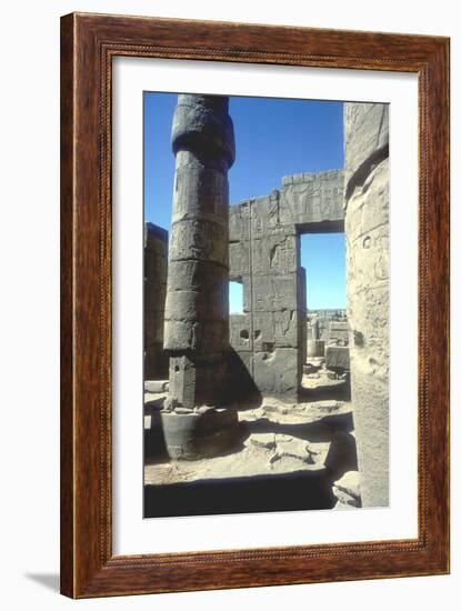 Columns, Temple of Amun, Karnak, Egypt-CM Dixon-Framed Photographic Print