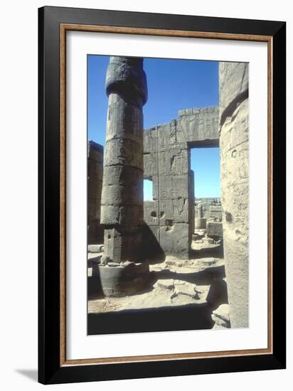 Columns, Temple of Amun, Karnak, Egypt-CM Dixon-Framed Photographic Print