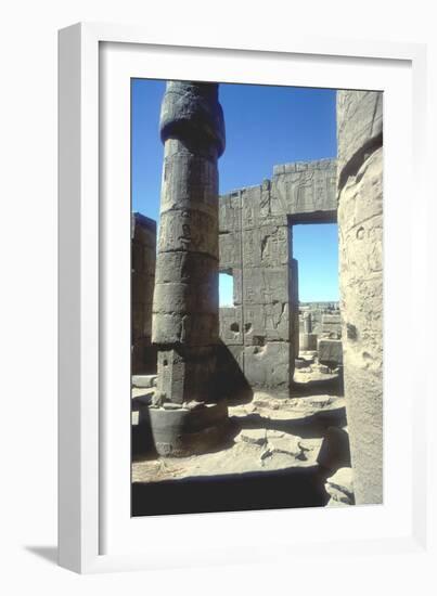 Columns, Temple of Amun, Karnak, Egypt-CM Dixon-Framed Photographic Print