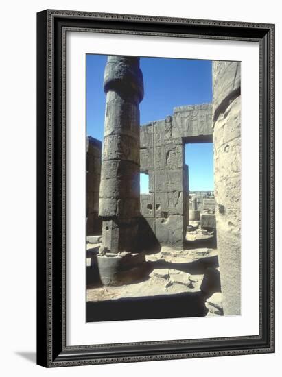 Columns, Temple of Amun, Karnak, Egypt-CM Dixon-Framed Photographic Print