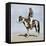 Comanche Brave on Horseback, 1800s-null-Framed Premier Image Canvas