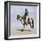 Comanche Brave on Horseback, 1800s-null-Framed Giclee Print