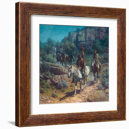 Comanche Moon-Martin Grelle-Framed Art Print