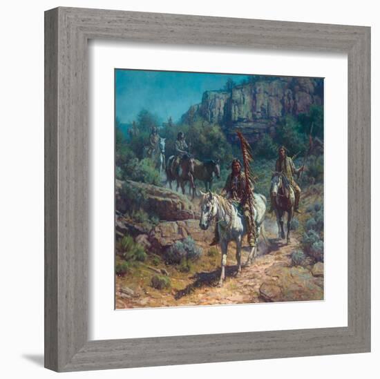 Comanche Moon-Martin Grelle-Framed Art Print