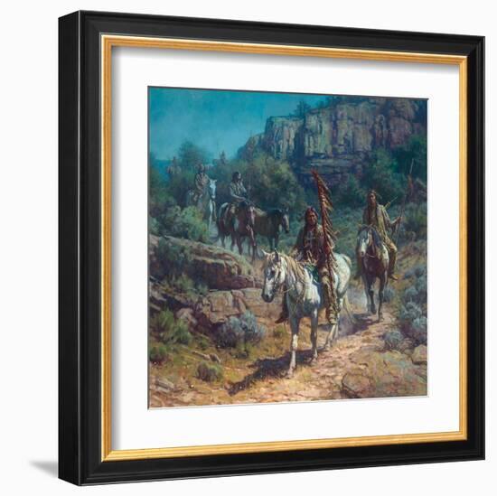 Comanche Moon-Martin Grelle-Framed Art Print