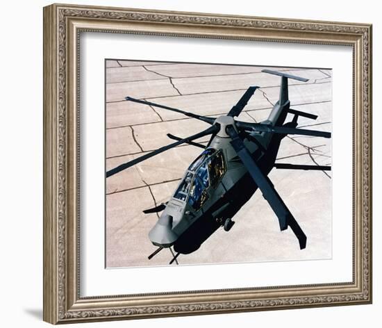 Comanche reconnaissance helicopter-null-Framed Art Print