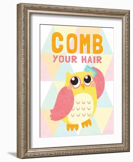 Comb your Hair-SD Graphics Studio-Framed Art Print