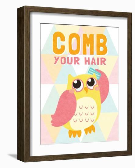 Comb your Hair-SD Graphics Studio-Framed Art Print