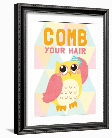 Comb your Hair-SD Graphics Studio-Framed Art Print