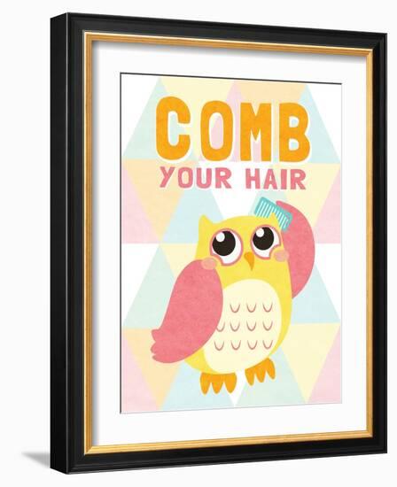 Comb your Hair-SD Graphics Studio-Framed Art Print