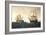 Combat Between the Spanish Ship 'Catalan' and the British Ship 'Mary' in 1819, 1888-Rafael Monleon Y Torres-Framed Giclee Print