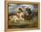 Combat de chevaliers dans la campagne-Eugene Delacroix-Framed Premier Image Canvas