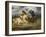 Combat de chevaliers dans la campagne-Eugene Delacroix-Framed Giclee Print