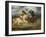 Combat de chevaliers dans la campagne-Eugene Delacroix-Framed Giclee Print