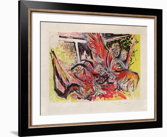 Combat de coqs-Edouard Pignon-Framed Limited Edition