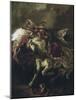 Combat du Giaour et du Pacha.-Eugene Delacroix-Mounted Giclee Print