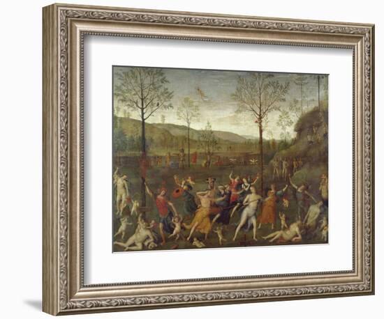 Combat of Love and Chastity-Pietro Perugino-Framed Giclee Print