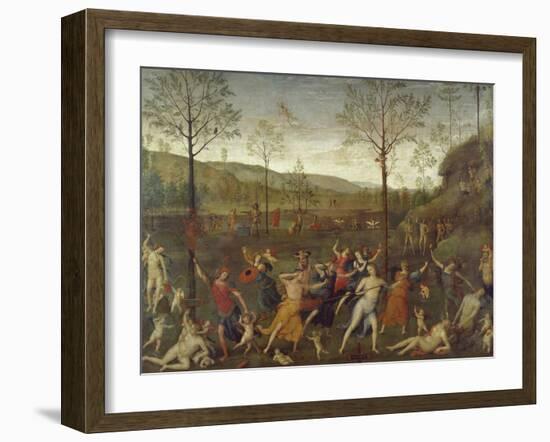 Combat of Love and Chastity-Pietro Perugino-Framed Giclee Print