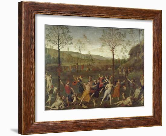 Combat of Love and Chastity-Pietro Perugino-Framed Giclee Print