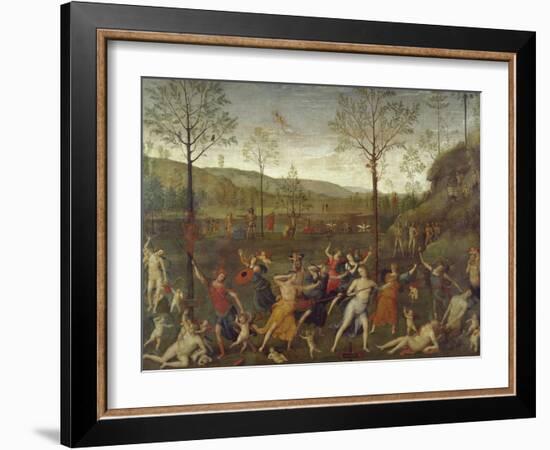 Combat of Love and Chastity-Pietro Perugino-Framed Giclee Print