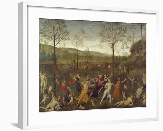 Combat of Love and Chastity-Pietro Perugino-Framed Giclee Print