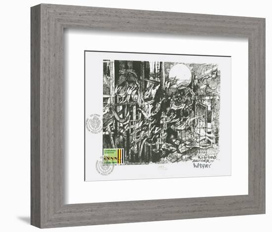 Combat Racism!-Alexander Boghossian-Framed Collectable Print