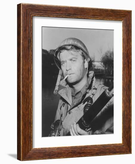 Combat!, Vic Morrow, 1962-1967-null-Framed Premium Photographic Print