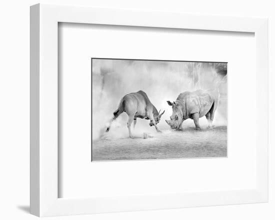 Combat-null-Framed Art Print