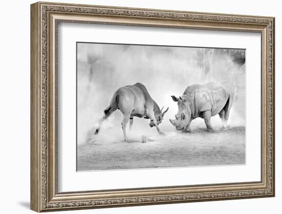 Combat-null-Framed Art Print