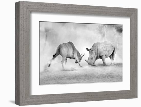 Combat-null-Framed Art Print