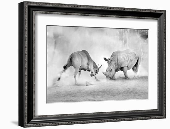 Combat-null-Framed Art Print